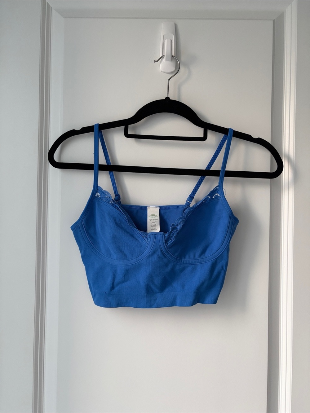 AERIE Royal Blue Superchill Seamless Corset Tank